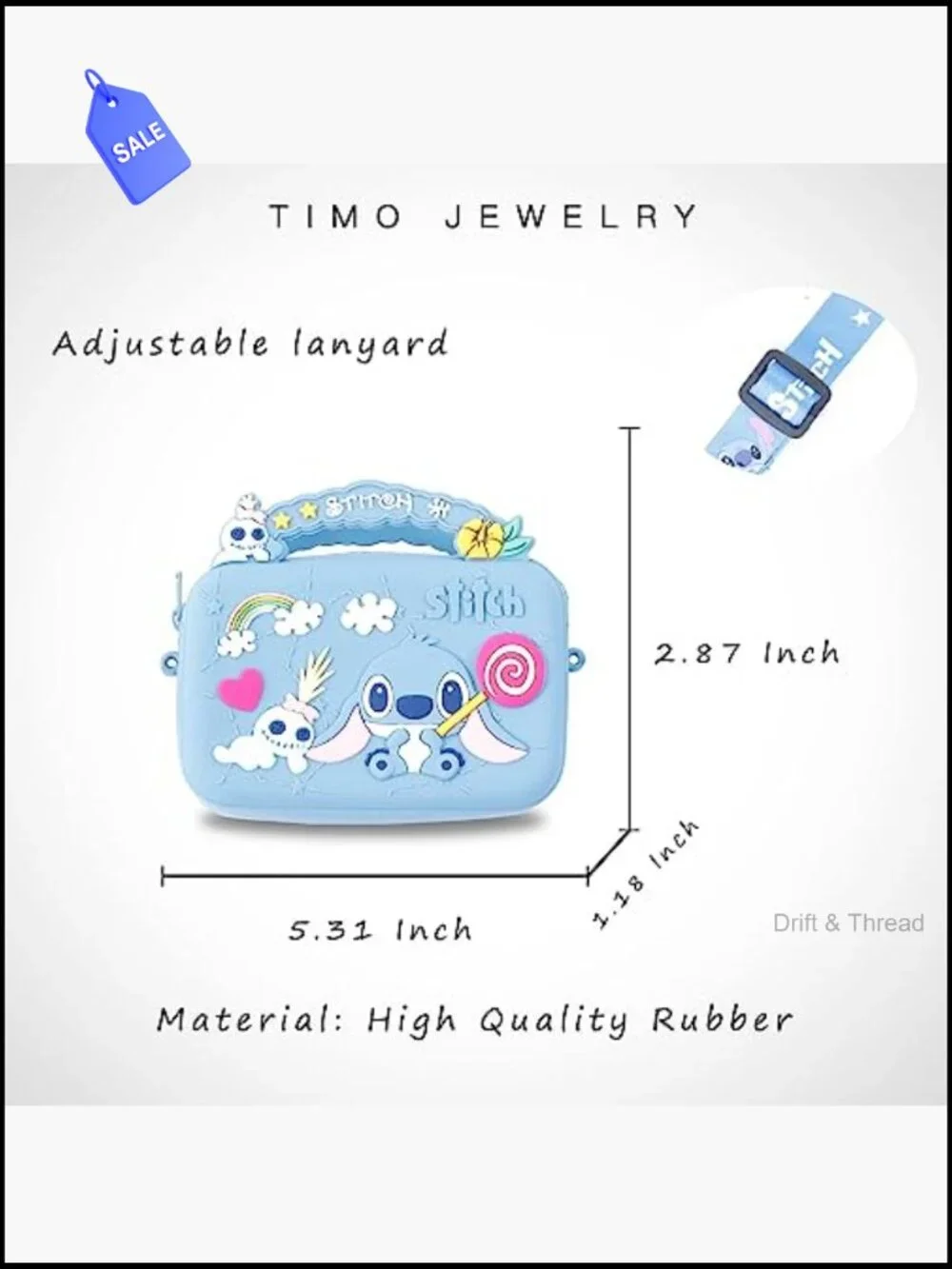 Silicone Crossbody Bag with Adjustable Strap, Coin Pouch & Wallet for Teens
